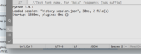 My startup stats as of now, no plugins being loaded