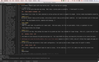 There seems to be some work needed on the boneyard comment field /* commented out */